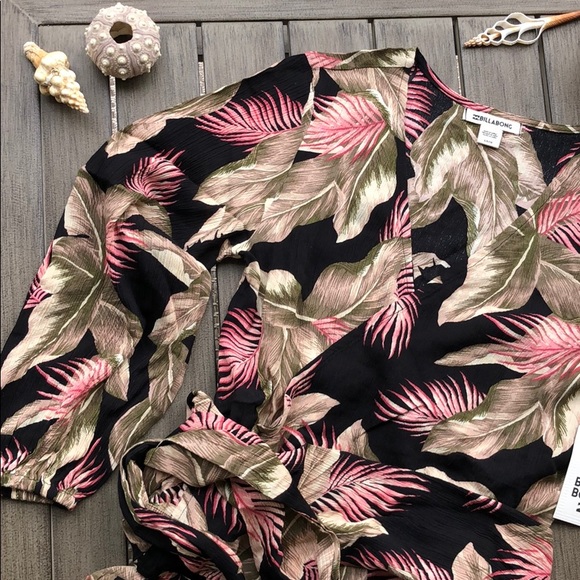 🌴🔆BILLABONG- LOVE WRAPPED COVER UP BLOUSE🔆🌴 - Picture 11 of 13